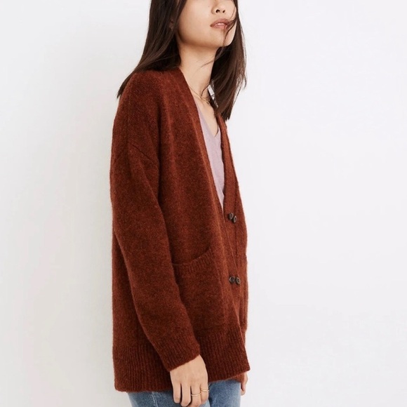 Madewell Allston Double-Button Cardigan Sweater, XS - Picture 11 of 13